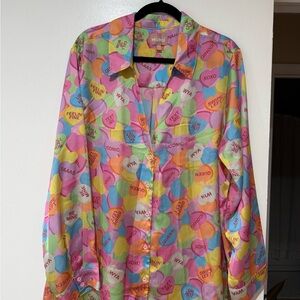 Show Me Your MuMu Heart Pajama Set